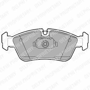 Delphi LP1421 Brake Pad Set, disc brake LP1421: Buy near me in Poland at 2407.PL - Good price!