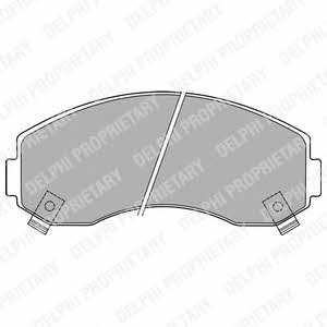 Delphi LP1433 Brake Pad Set, disc brake LP1433: Buy near me in Poland at 2407.PL - Good price!