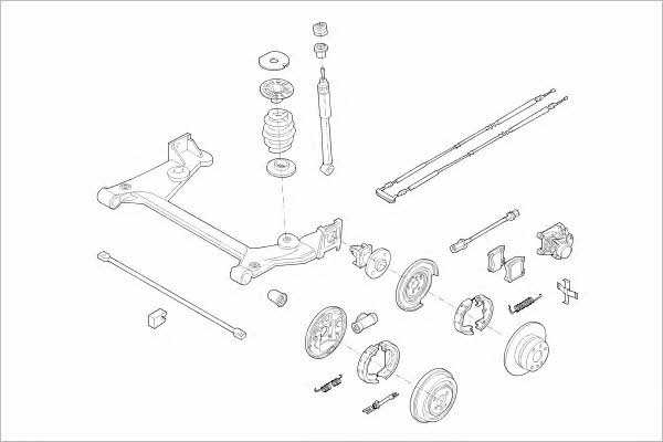 Delphi OPEL-03880-R Wheel suspension OPEL03880R: Buy near me at 2407.PL in Poland at an Affordable price!