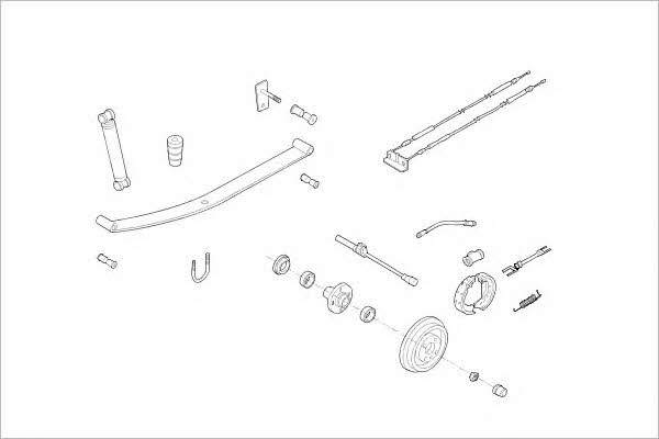  OPEL-04073-R Підвіска колеса OPEL04073R: Приваблива ціна - Купити у Польщі на 2407.PL!