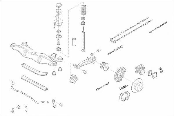  OPEL-05168-R Wheel suspension OPEL05168R: Buy near me in Poland at 2407.PL - Good price!