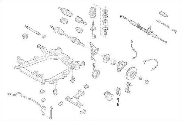  OPEL-14685-F Підвіска колеса OPEL14685F: Приваблива ціна - Купити у Польщі на 2407.PL!