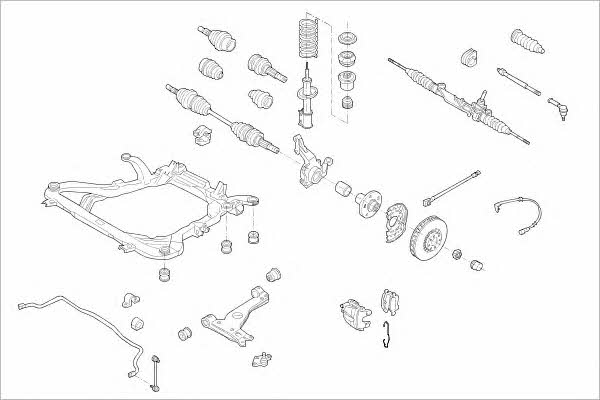  OPEL-15311-F Підвіска колеса OPEL15311F: Приваблива ціна - Купити у Польщі на 2407.PL!