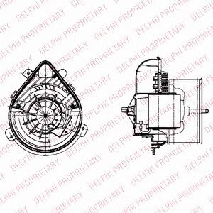 Delphi TSP0545024 Fan assy - heater motor TSP0545024: Buy near me at 2407.PL in Poland at an Affordable price!