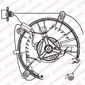 Delphi TSP0545027 Fan assy - heater motor TSP0545027: Buy near me at 2407.PL in Poland at an Affordable price!