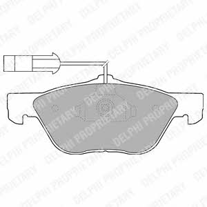Delphi LP1537 Brake Pad Set, disc brake LP1537: Buy near me at 2407.PL in Poland at an Affordable price!