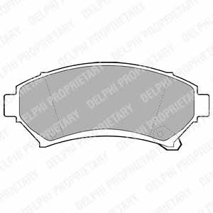 Delphi LP1609 Brake Pad Set, disc brake LP1609: Buy near me in Poland at 2407.PL - Good price!