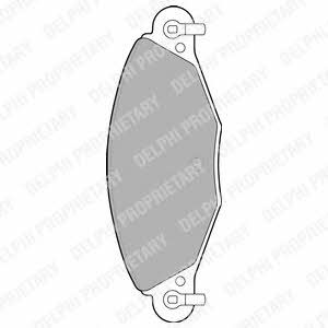 Delphi LP1655 Brake Pad Set, disc brake LP1655: Buy near me in Poland at 2407.PL - Good price!