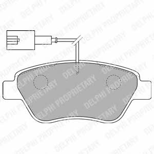 Delphi LP1722 Тормозные колодки дисковые, комплект LP1722: Отличная цена - Купить в Польше на 2407.PL!