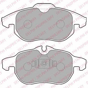 Delphi Brake Pad Set, disc brake – price 122 PLN
