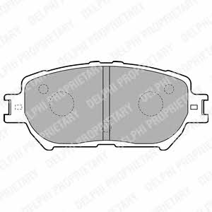 Delphi LP1738 Brake Pad Set, disc brake LP1738: Buy near me in Poland at 2407.PL - Good price!