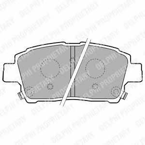Delphi LP1742 Brake Pad Set, disc brake LP1742: Buy near me in Poland at 2407.PL - Good price!