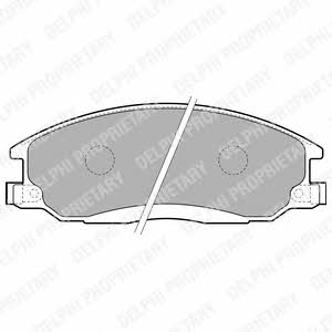 Delphi LP1743 Brake Pad Set, disc brake LP1743: Buy near me in Poland at 2407.PL - Good price!