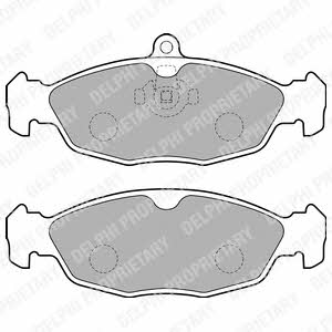 Delphi LP1755 Brake Pad Set, disc brake LP1755: Buy near me in Poland at 2407.PL - Good price!