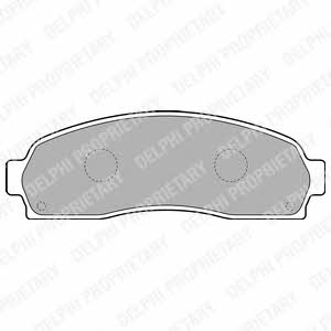 Delphi LP1757 Brake Pad Set, disc brake LP1757: Buy near me in Poland at 2407.PL - Good price!