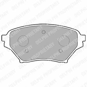 Delphi LP1761 Brake Pad Set, disc brake LP1761: Buy near me in Poland at 2407.PL - Good price!