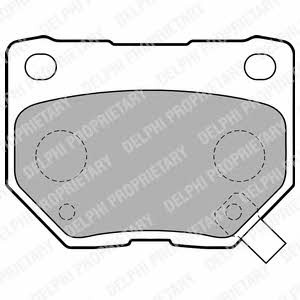 Delphi LP1780 Brake Pad Set, disc brake LP1780: Buy near me in Poland at 2407.PL - Good price!