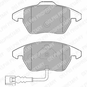 Delphi Brake Pad Set, disc brake – price 122 PLN