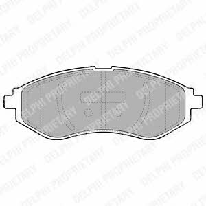 Delphi LP1895 Brake Pad Set, disc brake LP1895: Buy near me in Poland at 2407.PL - Good price!