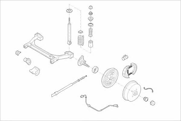  VW-01659-R Подвеска колеса VW01659R: Отличная цена - Купить в Польше на 2407.PL!