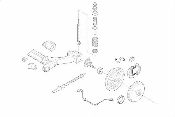  VW-01867-R Подвеска колеса VW01867R: Отличная цена - Купить в Польше на 2407.PL!