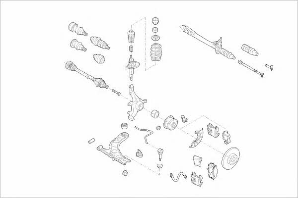  VW-01873-F Подвеска колеса VW01873F: Отличная цена - Купить в Польше на 2407.PL!