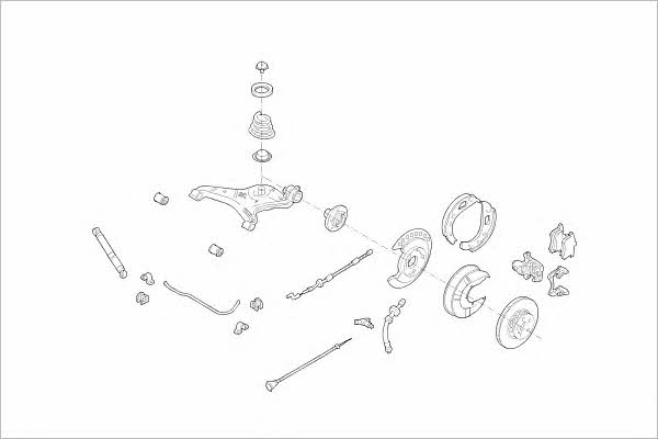  VW-17271-R Подвеска колеса VW17271R: Отличная цена - Купить в Польше на 2407.PL!