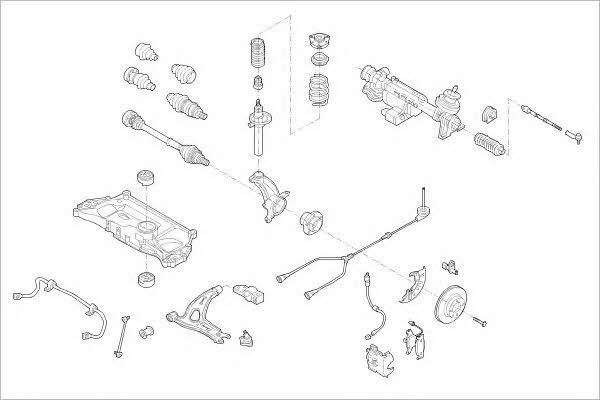  VW-17484-F Подвеска колеса VW17484F: Отличная цена - Купить в Польше на 2407.PL!