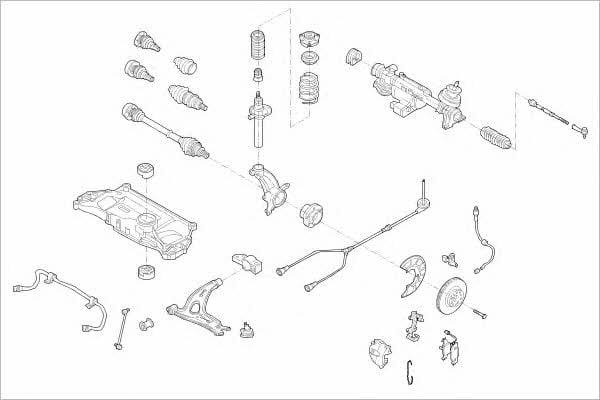  VW-17768-F Подвеска колеса VW17768F: Отличная цена - Купить в Польше на 2407.PL!