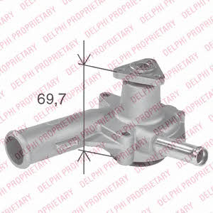 Delphi WP1162 Water pump WP1162: Buy near me at 2407.PL in Poland at an Affordable price!