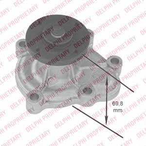 Delphi WP1518 Water pump WP1518: Buy near me at 2407.PL in Poland at an Affordable price!