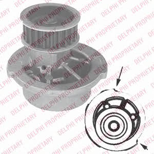 Delphi WP1843 Water pump WP1843: Buy near me in Poland at 2407.PL - Good price!