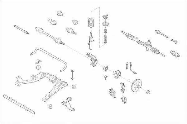  FORD-15484-F Подвеска колеса FORD15484F: Отличная цена - Купить в Польше на 2407.PL!