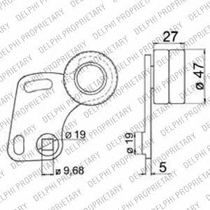 Delphi KDB146 Timing Belt Kit KDB146: Buy near me in Poland at 2407.PL - Good price!