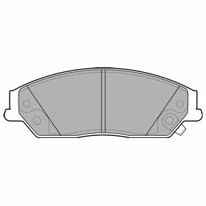 Delphi LP2714 Тормозные колодки дисковые, комплект LP2714: Отличная цена - Купить в Польше на 2407.PL!