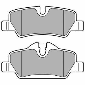 Delphi LP2762 Тормозные колодки дисковые, комплект LP2762: Отличная цена - Купить в Польше на 2407.PL!