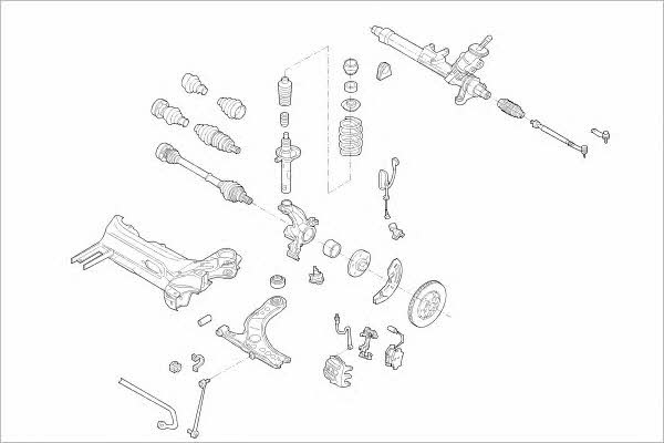  VW-16846-F Подвеска колеса VW16846F: Отличная цена - Купить в Польше на 2407.PL!