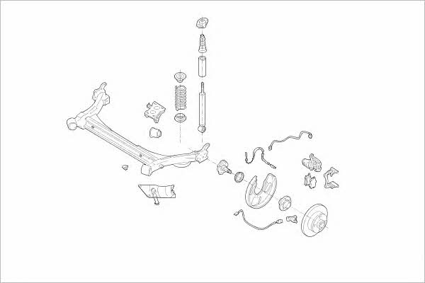  VW-17478-R Wheel suspension VW17478R: Buy near me in Poland at 2407.PL - Good price!