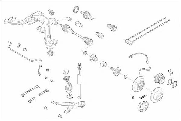  OPEL-03859-R Подвеска колеса OPEL03859R: Отличная цена - Купить в Польше на 2407.PL!