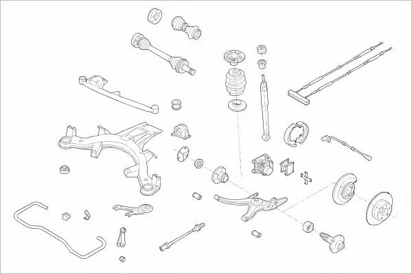  OPEL-03872-R Подвеска колеса OPEL03872R: Отличная цена - Купить в Польше на 2407.PL!