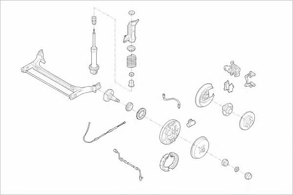  AUDI-01442-R Wheel suspension AUDI01442R: Buy near me in Poland at 2407.PL - Good price!