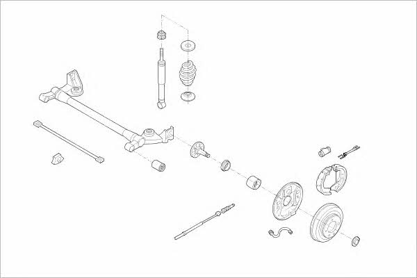  OPEL-17696-R Подвеска колеса OPEL17696R: Отличная цена - Купить в Польше на 2407.PL!