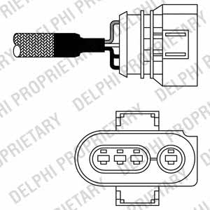 Delphi ES10403-12B1 Lambda sensor ES1040312B1: Buy near me in Poland at 2407.PL - Good price!