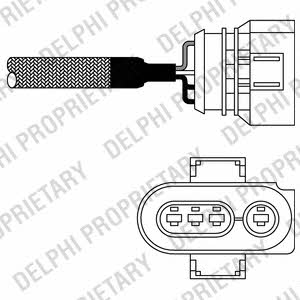 Delphi ES10967-12B1 Lambda sensor ES1096712B1: Buy near me at 2407.PL in Poland at an Affordable price!