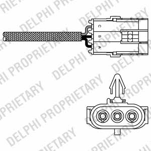 Delphi ES10970-12B1 Lambda sensor ES1097012B1: Buy near me in Poland at 2407.PL - Good price!