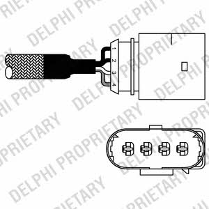 Delphi ES10978-12B1 Lambda sensor ES1097812B1: Buy near me in Poland at 2407.PL - Good price!