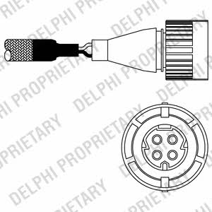 Delphi ES10984-12B1 Lambda sensor ES1098412B1: Buy near me in Poland at 2407.PL - Good price!