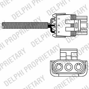 Delphi ES10990-12B1 Lambda sensor ES1099012B1: Buy near me in Poland at 2407.PL - Good price!