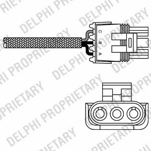 Delphi ES10996-12B1 Lambda sensor ES1099612B1: Buy near me in Poland at 2407.PL - Good price!