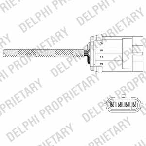 Delphi ES11061-12B1 Lambda sensor ES1106112B1: Buy near me in Poland at 2407.PL - Good price!